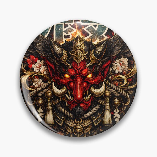 Item preview, Legendary Tengu Mask – Japanese Yokai Samurai Tattoo Streetwear Graphic Tee designed and sold by saamessart.
