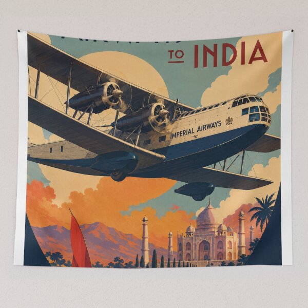 Item preview, Vintage Imperial Airways - India designed and sold by THE Company.