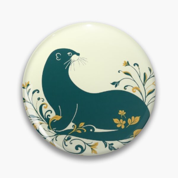 Item preview, Ĺuxury Arabesque Otter Flowing River Wave Design designed and sold by Tama-sirth.
