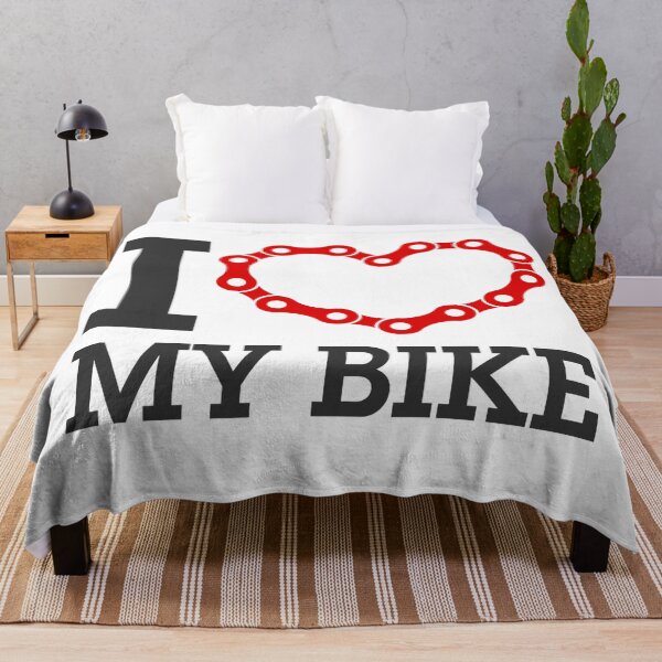 Item preview, I Love My Bike Bicycle Chain Heart Cyclist designed and sold by Gravelpeak Co..