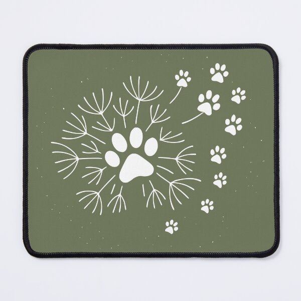 Item preview, Dandelion Paw Print Remembrance designed and sold by Corvoria.