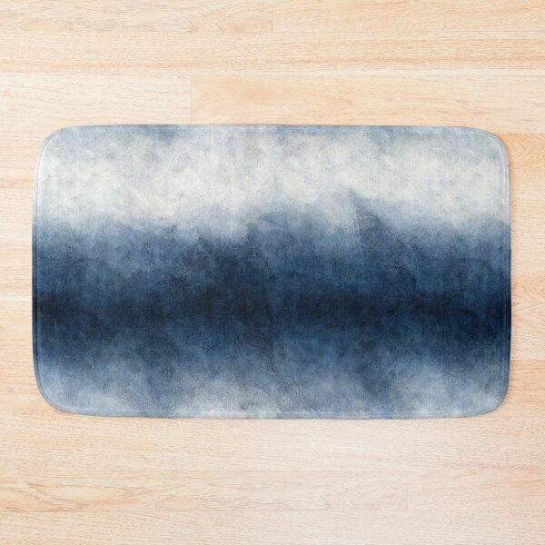 Item preview, Blue abstract landscape, ombre ocean colors designed and sold by NadiaChevrel.