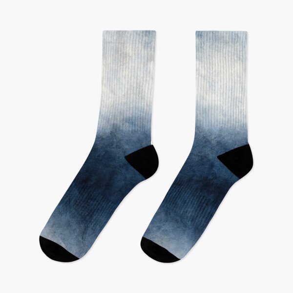 Item preview, Blue abstract landscape, ombre ocean colors designed and sold by NadiaChevrel.