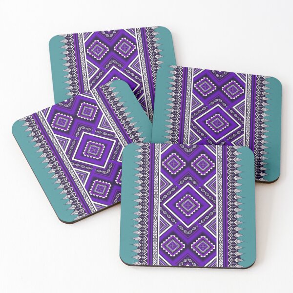 Item preview, Geometric Purple Moroccan Berber Pattern Art designed and sold by Articora.