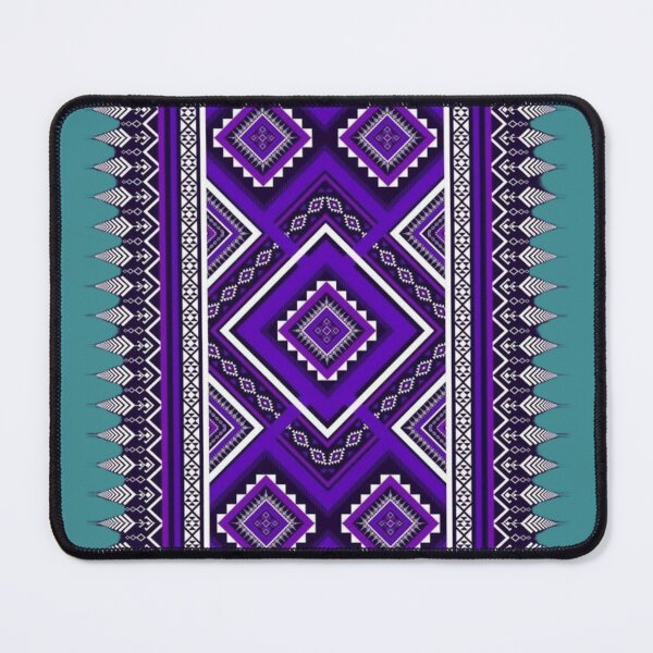 Item preview, Geometric Purple Moroccan Berber Pattern Art designed and sold by Articora.