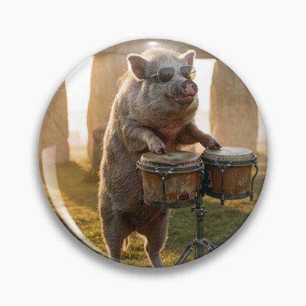 Item preview, Pig Does the Builders of Stonehenge Proud designed and sold by Tridentulus.