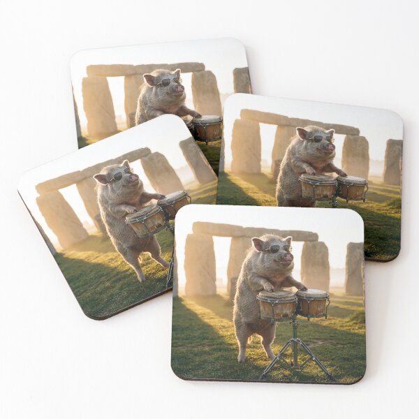 Item preview, Pig Does the Builders of Stonehenge Proud designed and sold by Tridentulus.