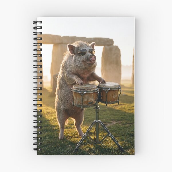 Item preview, Pig Does the Builders of Stonehenge Proud designed and sold by Tridentulus.