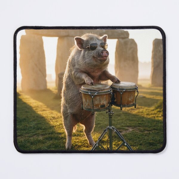 Item preview, Pig Does the Builders of Stonehenge Proud designed and sold by Tridentulus.