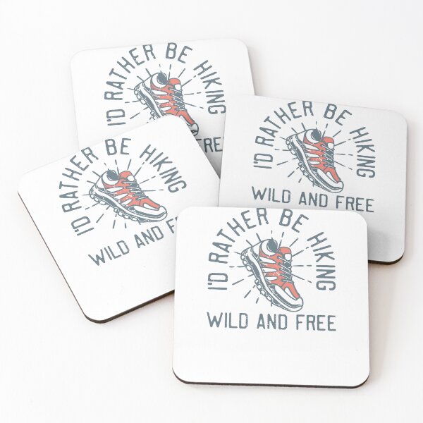 Item preview, I'd Rather Be Hiking Wild and Free Outdoor Tee designed and sold by Gravelpeak Co..