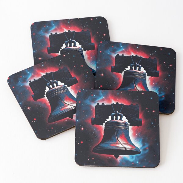 Item preview, Liberty Bell Cosmic – America 250th Anniversary Art designed and sold by Dogandesighn.