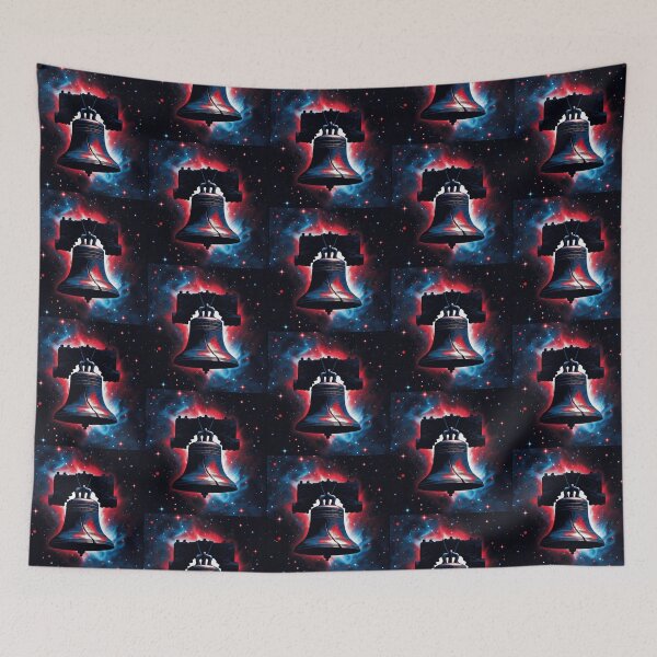 Item preview, Liberty Bell Cosmic – America 250th Anniversary Art designed and sold by Dogandesighn.