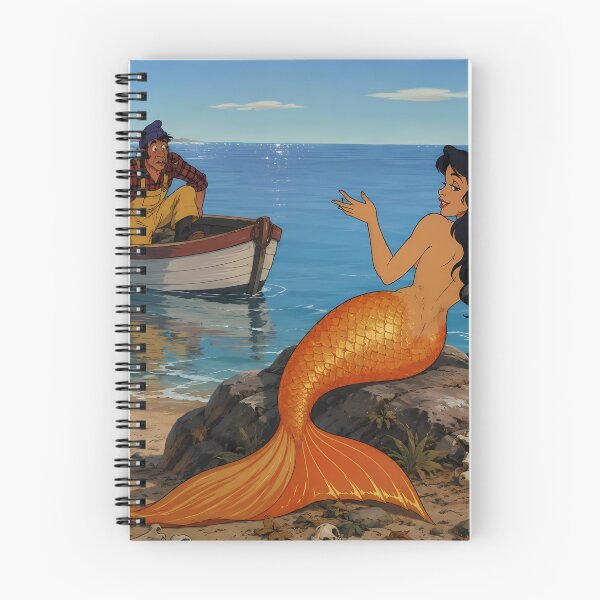 Item preview, Dark Mermaid Encounter – Vintage Sea Monster Fantasy Art designed and sold by  Hollow Moon Studios..