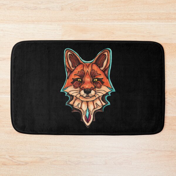 Item preview, Graphic head fox animal totem, colorful kitsune designed and sold by NadiaChevrel.