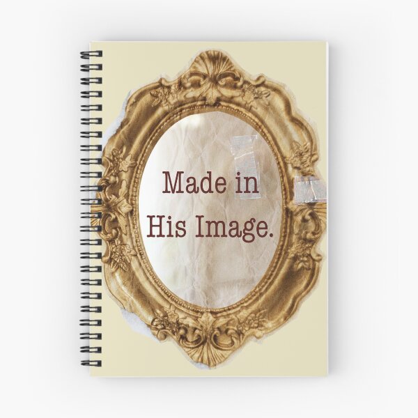 Item preview, Made In His Image: Vintage Gold Mirror Christian Art designed and sold by ArtsieChristian.