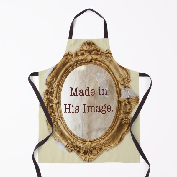 Item preview, Made In His Image: Vintage Gold Mirror Christian Art designed and sold by ArtsieChristian.