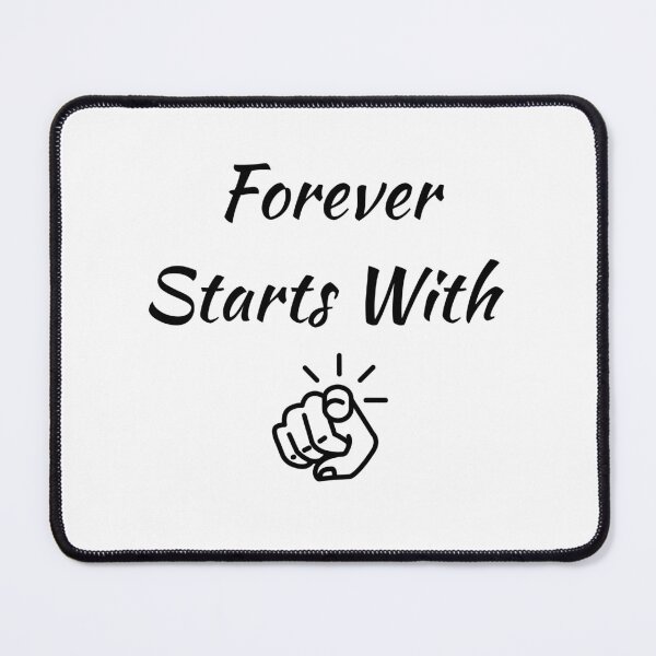 Item preview, Forever Starts With You Minimal Love Quote Design designed and sold by amarprints.