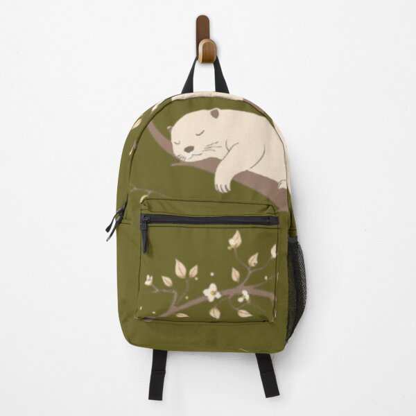 Item preview, Minimalist Cute Otter Sleeping on Tree Branch Art designed and sold by Tama-sirth.