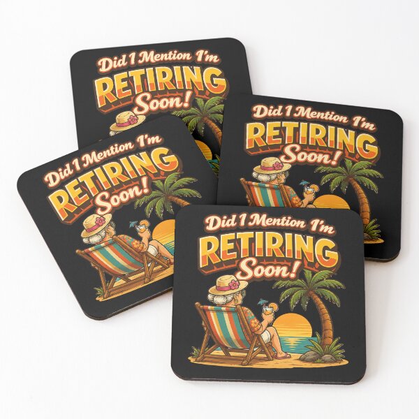 Item preview,  Did I Mention I'm Retiring Soon Retro designed and sold by super-think.