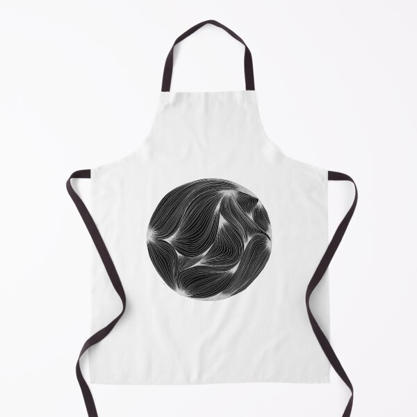 Item preview, Topographic Flow Circle — Minimalist Abstract Line Art designed and sold by SaharArtwork.