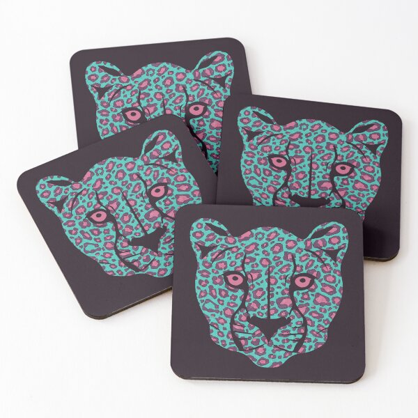 Item preview, Blue and pink cheetah pattern, pastel aesthetic designed and sold by NadiaChevrel.