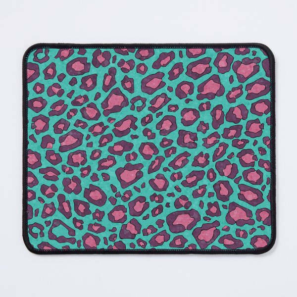 Item preview, Blue and pink cheetah pattern, pastel aesthetic designed and sold by NadiaChevrel.