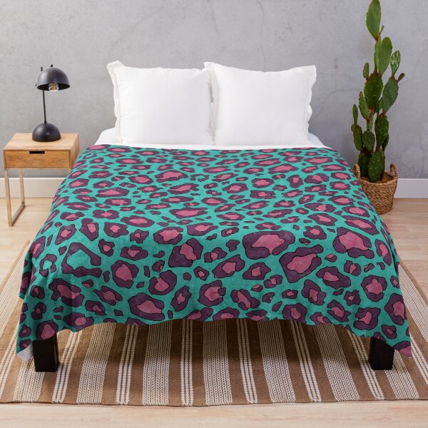 Item preview, Blue and pink cheetah pattern, pastel aesthetic designed and sold by NadiaChevrel.