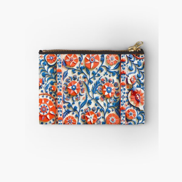 Item preview, Shakhrisyabz Suzani Uzbek Embroidery Print  designed and sold by Vicky Brago-Mitchell®.