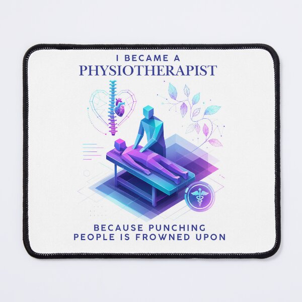 Item preview, Physiotherapist Funny Quote Modern Isometric Low Poly designed and sold by Marcelina28.