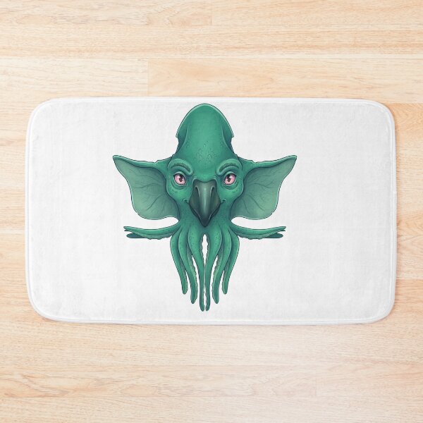 Item preview, Vibrant monochromatic teal/sea-green ancient fantasy creature designed and sold by AirCrayons27.