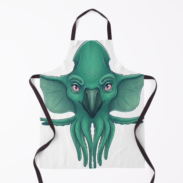 Item preview, Vibrant monochromatic teal/sea-green ancient fantasy creature designed and sold by AirCrayons27.