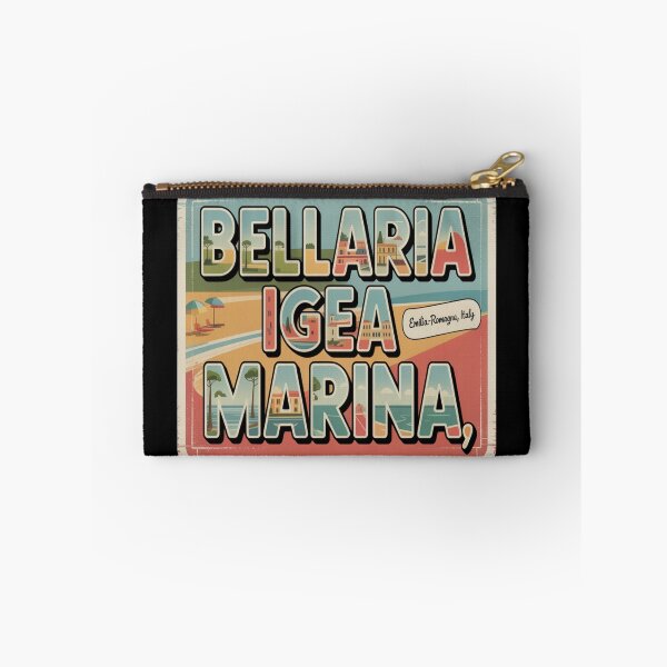 Item preview, Bellaria‑Igea Marina Vintage Postcard Sticker – Emilia‑Romagna Italy Retro Beach Art designed and sold by stickercuffs.