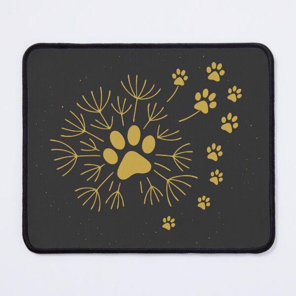 Item preview, Gold Dandelion Paw Print Remembrance designed and sold by Corvoria.