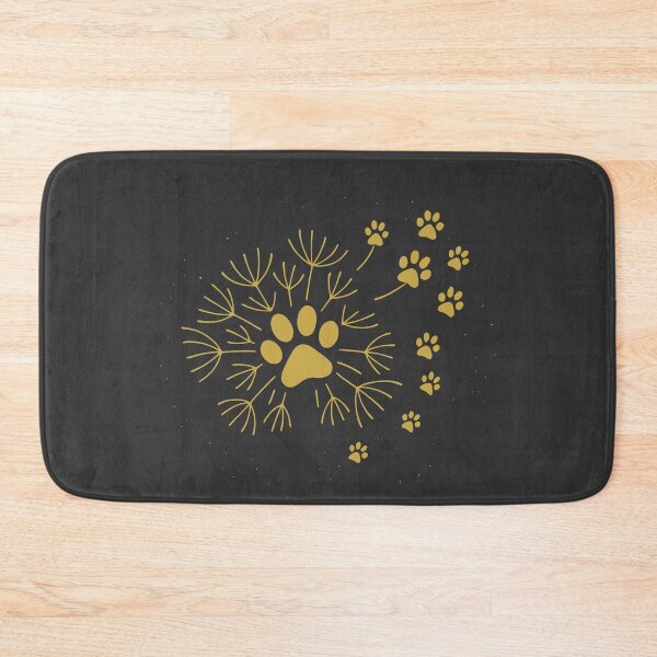 Item preview, Gold Dandelion Paw Print Remembrance designed and sold by Corvoria.