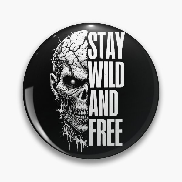 Aperçu de l'œuvre Zombie - Restez sauvage et libre créée et vendue par NightTimeJ.