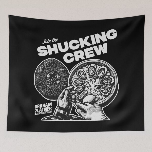 Item preview, JOIN THE SHUCKING CREW designed and sold by oddwonders.