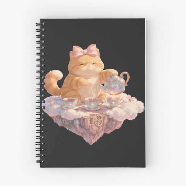 Item preview, Celestial Cat Pouring Starlight Tea. designed and sold by Moody Vibes Studio.