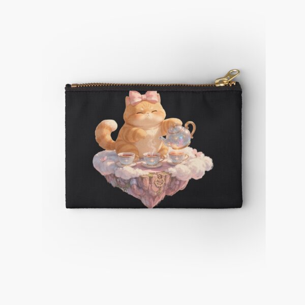 Item preview, Celestial Cat Pouring Starlight Tea. designed and sold by Moody Vibes Studio.