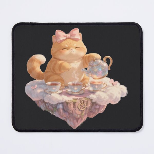 Item preview, Celestial Cat Pouring Starlight Tea. designed and sold by Moody Vibes Studio.