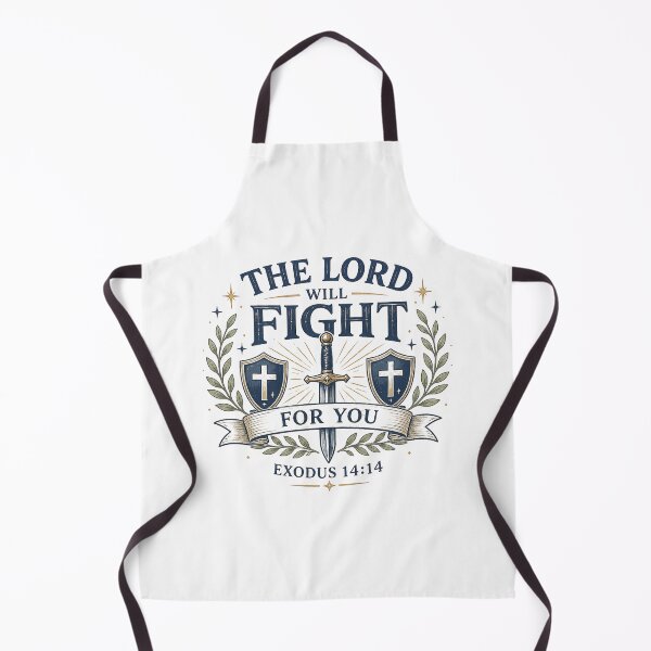Item preview, The Lord Will Fight For You Exodus 14:14 Christian Warrior Faith Design designed and sold by SoulThread Studio.