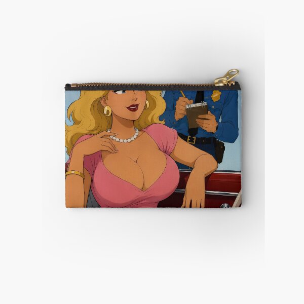 Item preview, Vintage Troublemaker – Retro Pin-Up Comedy Illustration designed and sold by  Hollow Moon Studios..