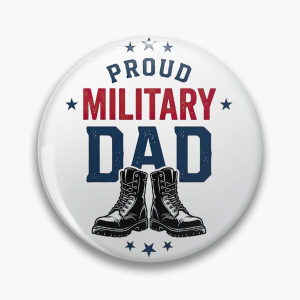 Item preview, Proud Military Dad Patriotic Family Design designed and sold by PlumArtDesign.