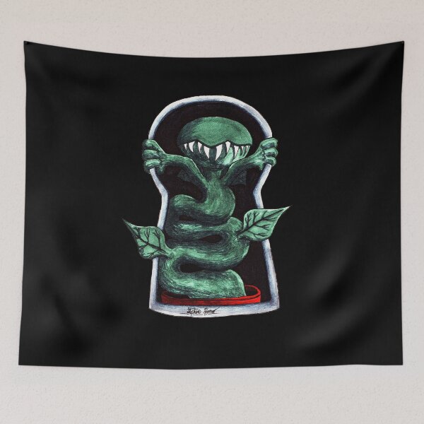 Item preview, Posterized Venus Flytrap Escaping Through The Keyhole designed and sold by Grimmlar.