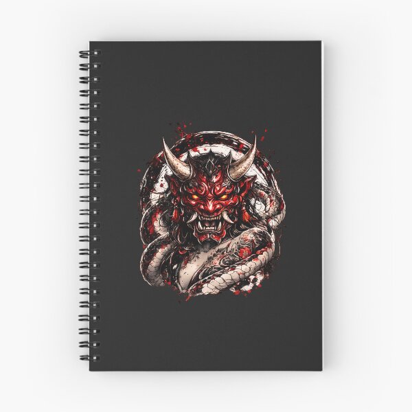Item preview, Infernal Oni Serpent – Japanese Demon Tattoo Streetwear Art designed and sold by saamessart.