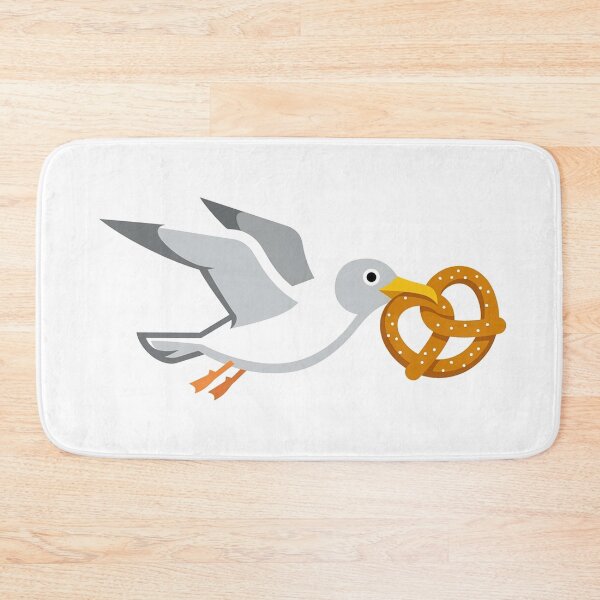 Item preview, Seagull with pretzel designed and sold by Frankenrocker.