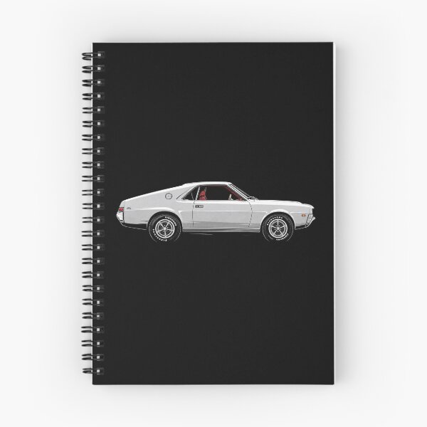 Item preview, 1968 AMC AMX – White American Motors Muscle Coupe Art designed and sold by Stinky Lincy's Apparel Company.
