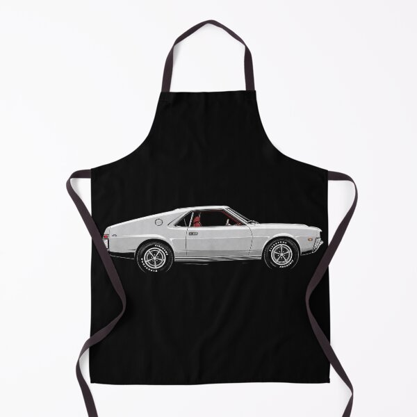 Item preview, 1968 AMC AMX – White American Motors Muscle Coupe Art designed and sold by Stinky Lincy's Apparel Company.