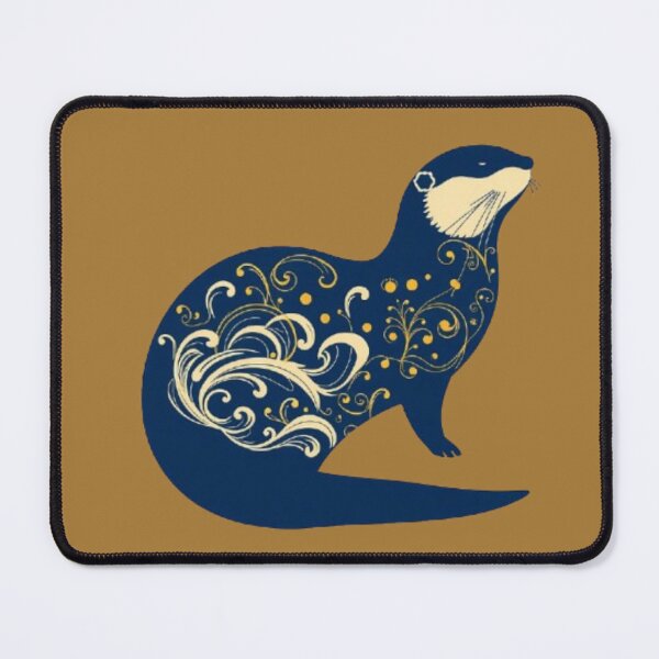 Item preview, Deep Ocean Arabesque Otter Botanical Dream Art designed and sold by Tama-sirth.