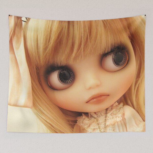 Item preview, cute bow Blythe doll blonde designed and sold by derpinaa.
