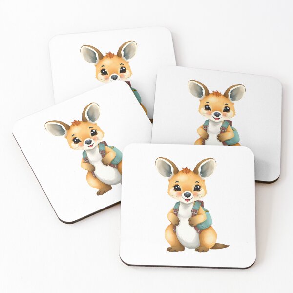 Item preview, Cute Baby Wallaby Ready for School designed and sold by Passionread.